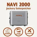 Jackery Navi 2000 Solarpeicher für Balkonkraftwerk, 2048WH, Erweiterbar auf 8192 Wh