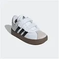 adidas Sportswear VL COURT 3.0 KIDS Sneaker inspiriert vom Design des adidas samba, für Kinder weiß 25 EU