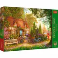 Trefl Puzzle Tea Time Cottage mit Reetdach, 1000 Teile, 68 x 48 cm, 10803