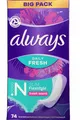always Daily Fresh Slim Flexistyle Slipeinlagen 74er Pack