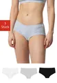 SNOCKS Hipster Panties Damen Unterhose (3-St., 3 Stück) aus Bio-Baumwolle für ein bequemes Tragegefühl