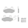 Bremsbeläge Brembo 07YA2206 Carbon Ceramic mit Zulassung für Hyosung Yamaha