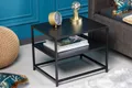 riess-ambiente Beistelltisch DURA STEEL 50cm schwarz - Metall, 2 Ablagen, pulverbeschichtet (Einzelartikel, 1-St), Industrial Design mit viel Stauraum – ideal für Sofa & Loungebereich