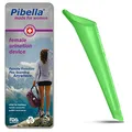 PIBELLA - Weibliches Reiseurinagegerät + tragbare Töpfchen für Frauen, Camping, Wandern, Outdoor-Aktivitäten und mehr (wiederverwertbar), Grün