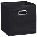 ZELLER Aufbewahrungsbox, BxHxL: 32 x 32 x 32 cm, Kunstfaser - schwarz