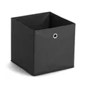 Zeller Aufbewahrungsbox Vlies schwarz 32 x 32 x 32 cm