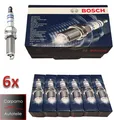6x Bosch Zündkerzen 0242135509 YR7MPP33 Mercedes W203 W204 W211 W212 W221