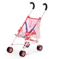 BABY born® Kinderwagen mit Tasche Pink klappbar mit Sicherheitsgurt und Netzkorb