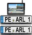 NEU Solar Funk HD Front Rückfahrcam Monitor Abstandswarner für Auto Pkw Van SUV