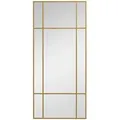 Homcom Wandspiegel, Gold, Glas, 110x50x2 cm, Spiegel, Wandspiegel
