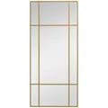 Wandspiegel 110 x 50 cm dekorativer Spiegel mit Metallrahmen für Schlafzimmer