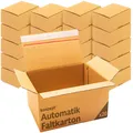 KONZEPT Versandkarton 20x15x10/20x15x15 Set, Faltkartons Selbstklebend, Kleine Kartons zum Verschicken, Umzug, Verpackung, DHL Päckchen S