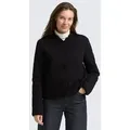 TOM TAILOR Steppjacke Jacken Steppjacke mit Glitzer-Effekt schwarz XXXL (46)