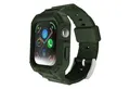 Wigento Smartwatch-Armband Für Huawei Watch Fit 3 TPU Arm Band mit integriertem Gehäuse D- Grün, Integriertem Gehäuse