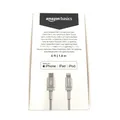 Amazon Basics Usb C Auf -- Kabel Nylon Mfi -- Einfaches Laden Und Synchronisiere
