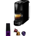 NESPRESSO Kapselmaschine XN1108 Essenza Mini von Krups, Pumpendruck: 19 Bar, inkl. Willkommenspaket mit 7 Kapseln schwarz