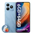 Blackview WAVE 8C 4G Smartphone 6GB+64GB 6,56" Handy Ohne Vertrag Android 14