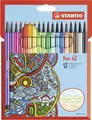 STABILO Filzstifte Mehrfarbig 1.0 mm 6818-7