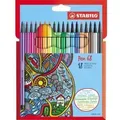 STABILO Fasermaler Pen 68 6818-7 1mm sor Strichstärke: 1 mm