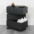 Kommode SPINDER DESIGN "Joey", schwarz, B:37cm H:54,5cm T:26cm, Metall, Sideboards, Schubladenkommode, Metall, Breite 37 cm