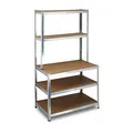 relaxdays Schwerlastregal 10020719_0 grau 100,0 x 60,0 x 180,0 cm
