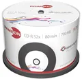 PRIMEON CD-Rohling CD-R 700MB 52x Black-Vinyl-Disc 50er Cakebox 2761107, Vinyl, Bedruckbar