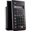 Braun Taschenrechner Schwarz Display (Stellen): 8 batteriebetrieben (L x B x H) 137 mm x 7.5 cm x 13.5 cm