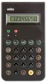 Braun Taschenrechner BNE001BK | Kult-Design Dieter Rams | 8-stelliges LCD | Schiebecover | Batteriebetrieben | Schwarz