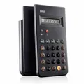 Braun Taschenrechner BNE001BK Retro 8-stellig LCD schwarz batteriebetrieben