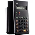 Braun Taschenrechner Schwarz batteriebetrieben (B x H x T) 7.5 x 13.5 x 1 cm