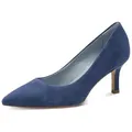 Tamaris Pumps, Schlupfschuh, Abendschuh, Festtagsschuh in spitz zulaufender Form blau 39 EU