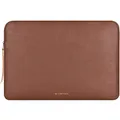 Comfyable Laptophülle Kompatibel für 13 Zoll MacBook Pro/MacBook Air M4 M3 M2 M1 & MacBook Pro 14-in M4 M3 M2 2023 M1, Laptop Sleeve PU-Leder Laptoptasche wasserdichte Schutzhülle für Mac