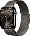Apple Watch 10 46/Titangehäuse Schiefer/Milanaise Armband Schiefer S/M LTE