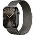 Apple Išmanusis laikrodis Apple Watch Series 10 GPS + Cellular 46mm Slate Titanium Case with Slate Milanese Loop - S/M