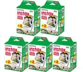 FUJI INSTAX mini SOFORTBILD FILM 5 Doppelpacks für 100 Bilder !! MDH: 12/2027