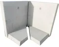 Winkelstein Ecke bewehrt 90° grau zweiteilig 80 cm x 100 cm x 12 cm