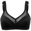 Swegmark - Net Cotton - BH ohne Bügel - Schwarz 85D