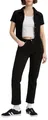 Levi's Damen Jeanshose 501 Crop High Rise, Straight Fit, Schwarz (Black Sprout), W26/L30
