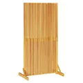 vidaXL Sichtschutz Braun 79,5 x 50 x 150 cm Massivholz Akazie NEU