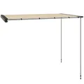 Outsunny Auto Markise 160 x 250 cm ausziehbar Wasserdicht Sonnensegel mit Keder UV-Schutz Dachzelt Vorzelt Auto Sonnenschutz für Camper Wohnwagen SUV Wohnmobil Outdoor