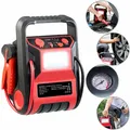 revolt 5in1-Starthilfe-Powerbank & Kompressor, USB, 12V 9.000mAh, 600A 250psi