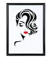 IDEAL TREND Classic Leichter Kunststoffbilderrahmen mit Acrylglas Schutz ohne Kompromisse BD: Farbe: Schwarz | Format: 21x29,7 DIN A4