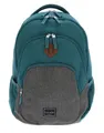travelite Basic Melange Backpack Rucksack Freizeitrucksack Petrol / Grey petrol