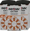 60x Hörgerätebatterien Rayovac 312 Extra Advanced MHD 2029 im Blister + NEU