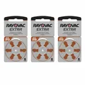 18x Rayovac 312 Hörgerätebatterien PR41 DA312 Braune Lasche