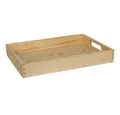 NATUREHOME Tablett Holztablett Massivholz NH-B 50 x 35,5 x 7 cm, Kiefernholz, (1-tlg), Massivholz, Handarbeit