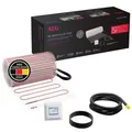 AEG elektrische Fußbodenheizung, Komplettset, 1,5 m2, 200 W/m2, Turbo Thermo Boden TBS TC 200/1.5 Set Plus - Weiß