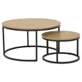 Actona Couchtisch Spiro Holzoptik Braun Wildeiche hell