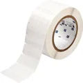 Brady THT-80-427-5, selbstlaminierendes Vinyl, Weiss/Transparent, 12.70 x 9.53(19.05) mm, permanent (63.50 mm) (030545)