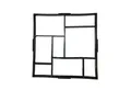 HTI-Living Trittsteine Betongießform Gehwegplatte Nessa Edge, 50x50 cm, Stück, 1-St., 1 Gießform, Schalungsform Trittstein